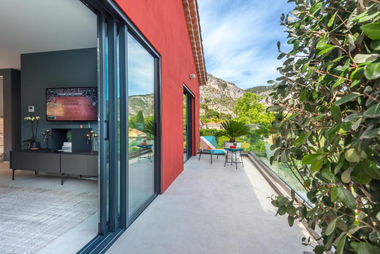 Deluxe Villa Graziella 200 M From The Beach Эз Экстерьер фото