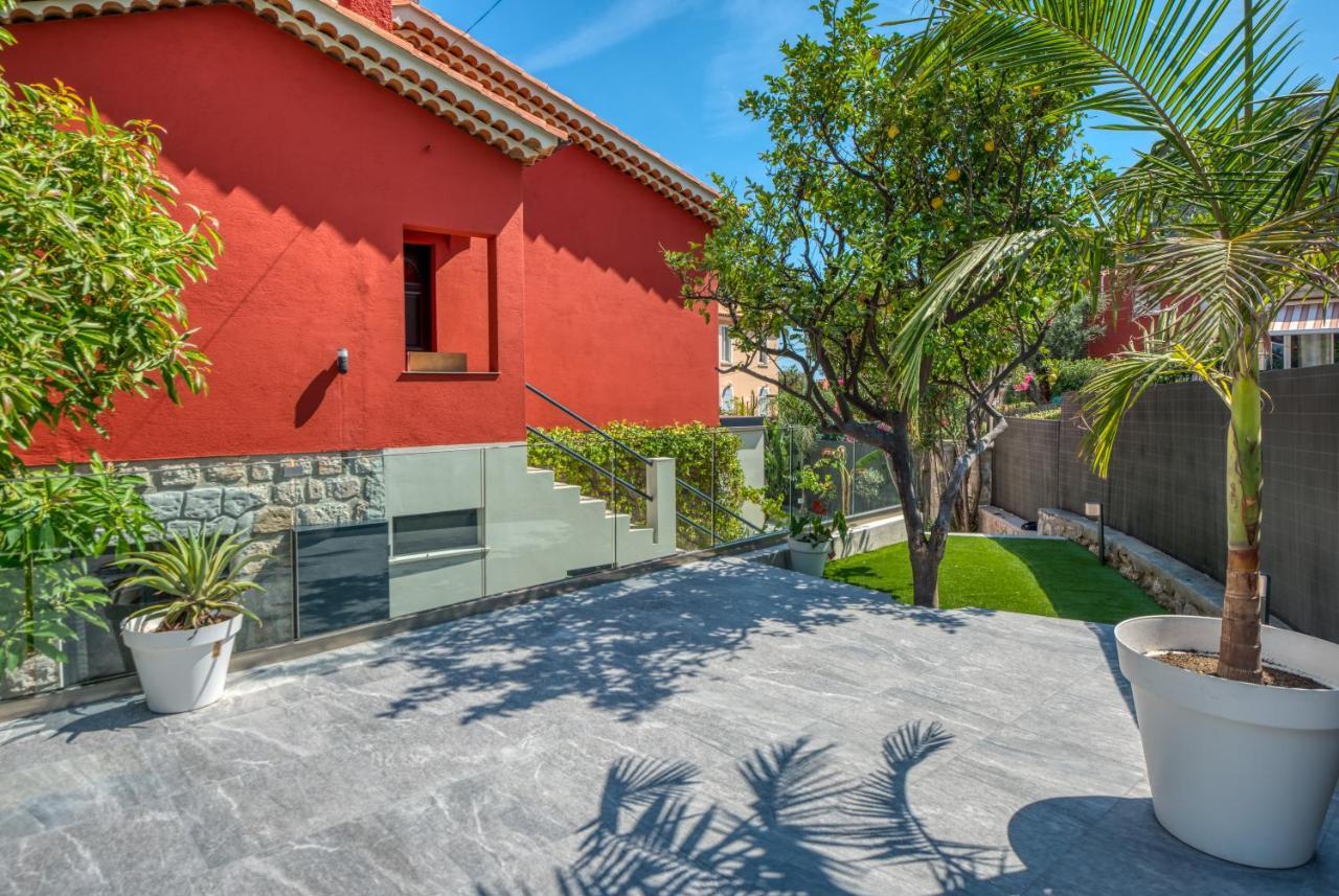 Deluxe Villa Graziella 200 M From The Beach Эз Экстерьер фото